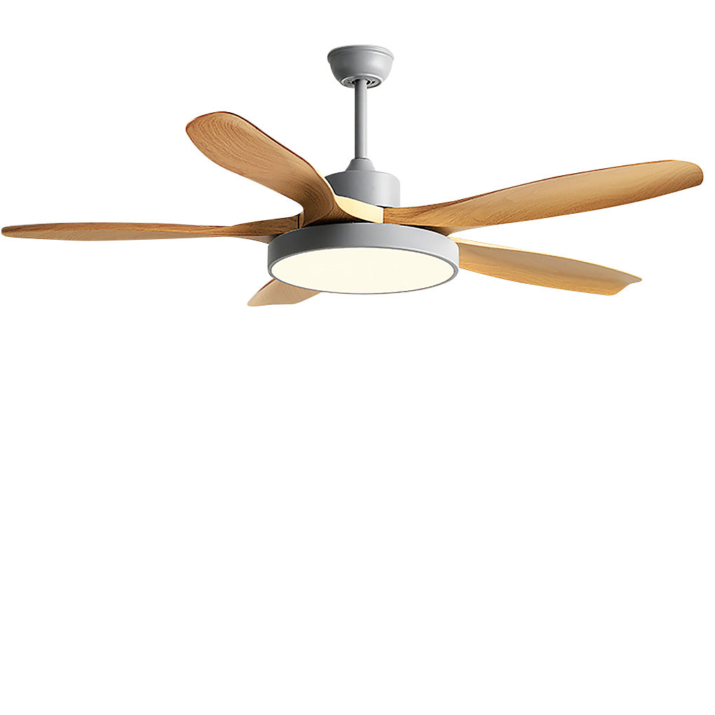 Stylish 60-Inch Nordic Ceiling Fan with Remote, Lights & Silent Inverter
