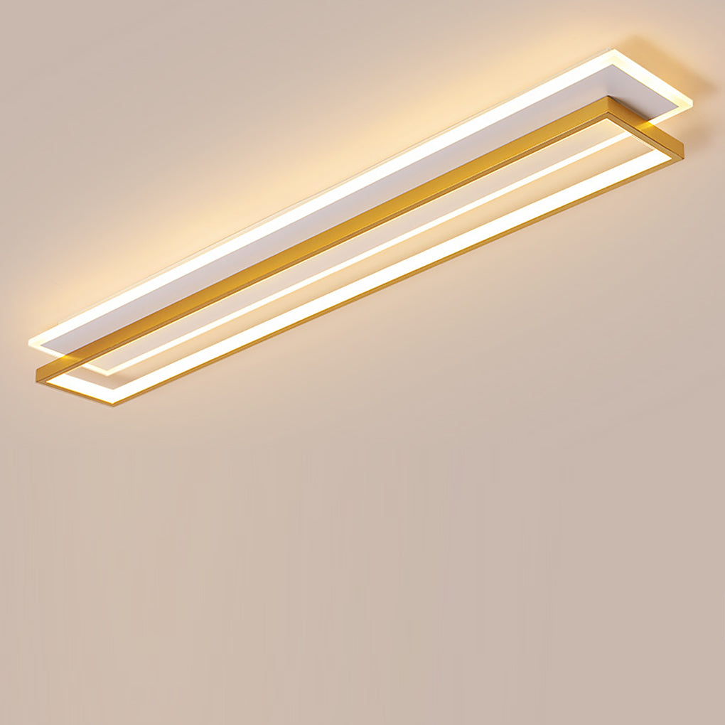 Elegant Minimalist White LED Wall Lights with Three-Step Dimming, Ideal for Living Room