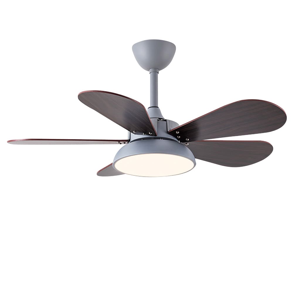 Colorful Nordic Cartoon Kids Ceiling Fan with Lights for Playrooms