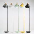 Nordic Style Round Macaron Metal Floor Lamp for Contemporary Living Room