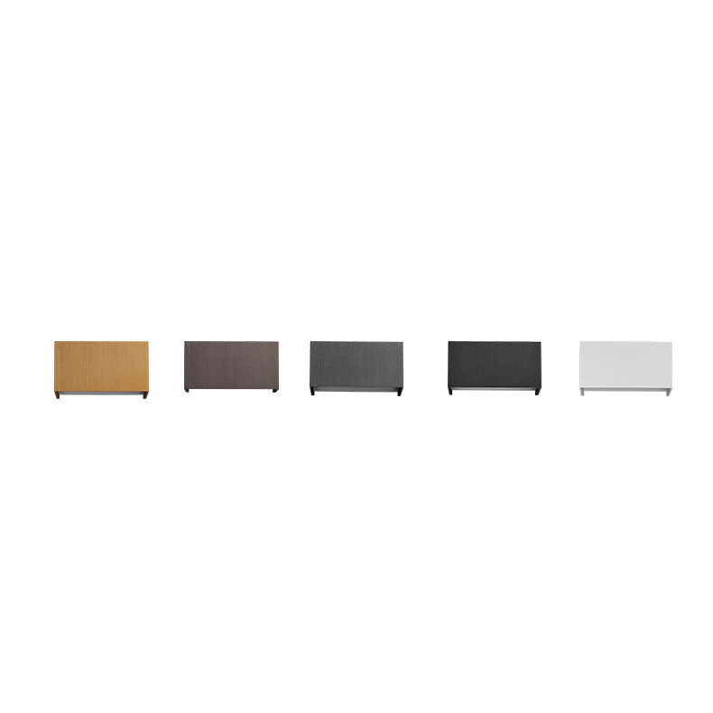 Modern Gray Aluminum Square LED Wall Sconce Lamp for Entryway Lighting