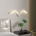 Nordic Minimalist White Acrylic LED Wall Sconce for Living Room Decor