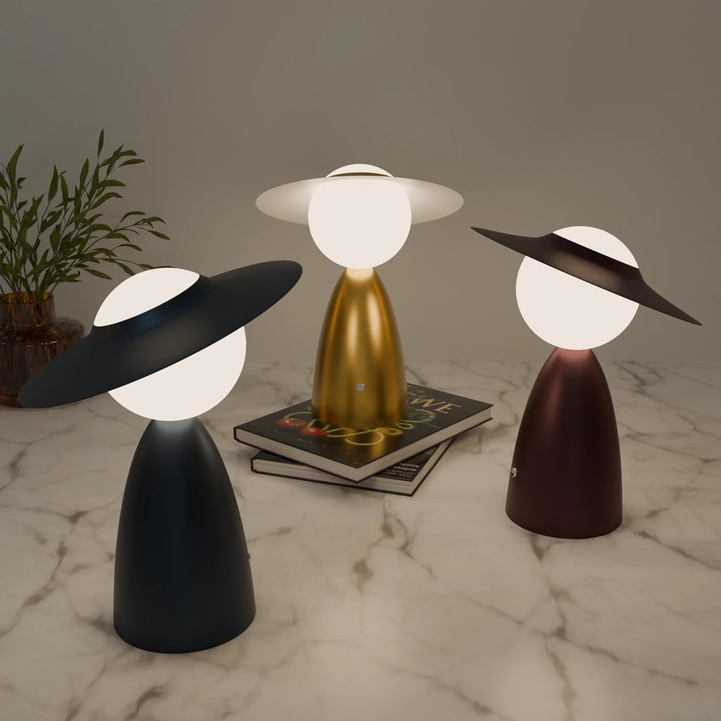 Stylish Modern White Ceramic Table Lamp for Bedroom or Living Room