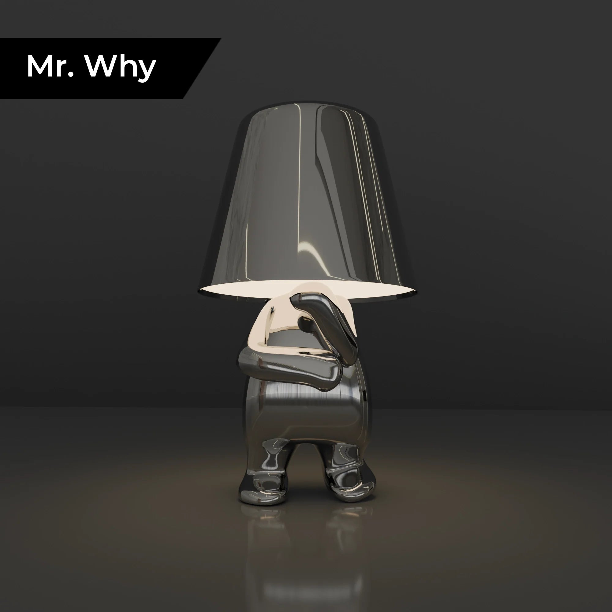 Contemporary Silver Metal Table Lamps for Living Room Bedroom Decor