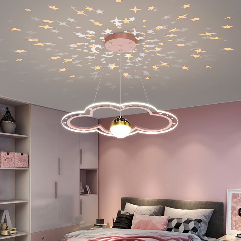 Modern Acrylic Starry Clouds LED Chandelier for Living Room Ceiling