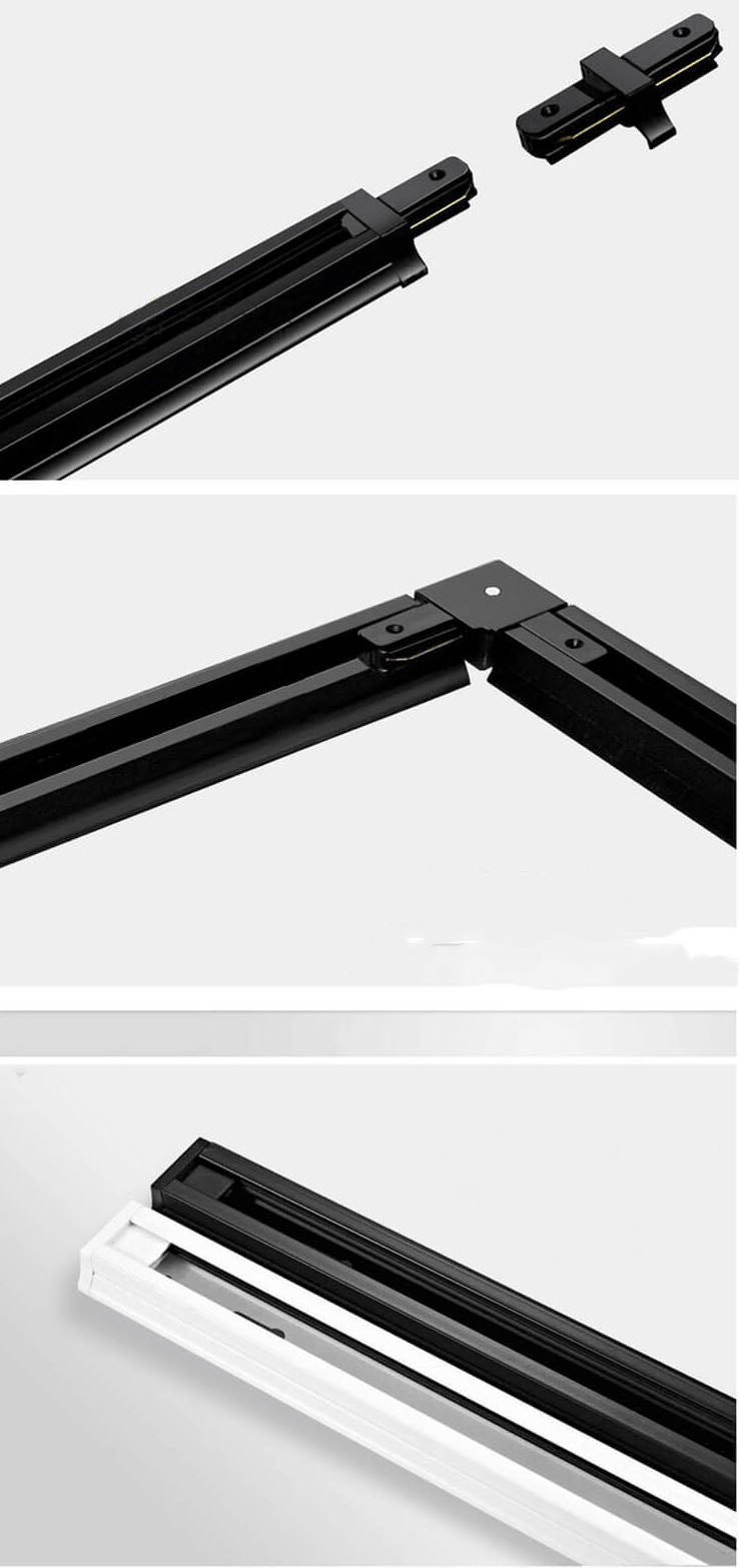 Versatile Adjustable LED Track Lighting Rail System for Modern Interiors