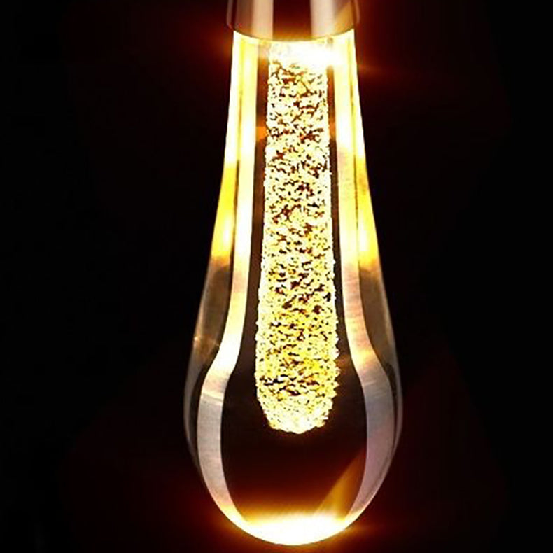 Scandinavian Water Drop Crystal LED Chandelier for Bedroom Decor