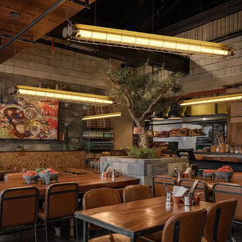 Modern Industrial Acrylic 1/2 Light Chandelier for Dining Room