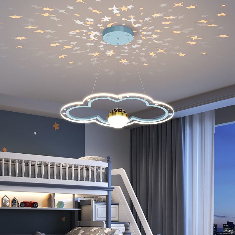 Modern Acrylic Starry Clouds LED Chandelier for Living Room Ceiling