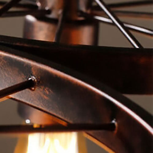 Vintage Industrial Wrought Iron 1/3/6-Light Chandelier for Loft Spaces