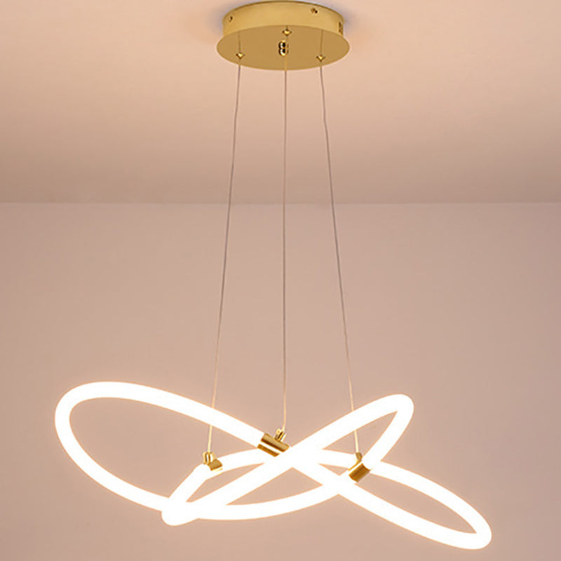 Nordic Style Acrylic LED Chandelier Pendant Light for Kitchen Island