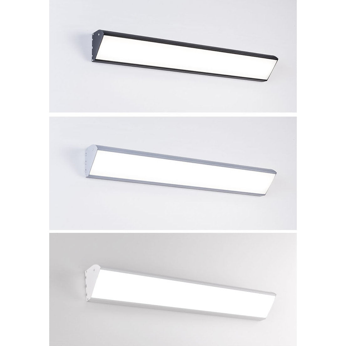 Sleek Black Aluminum LED Wall Sconce Lamp for Indoor Outdoor Use