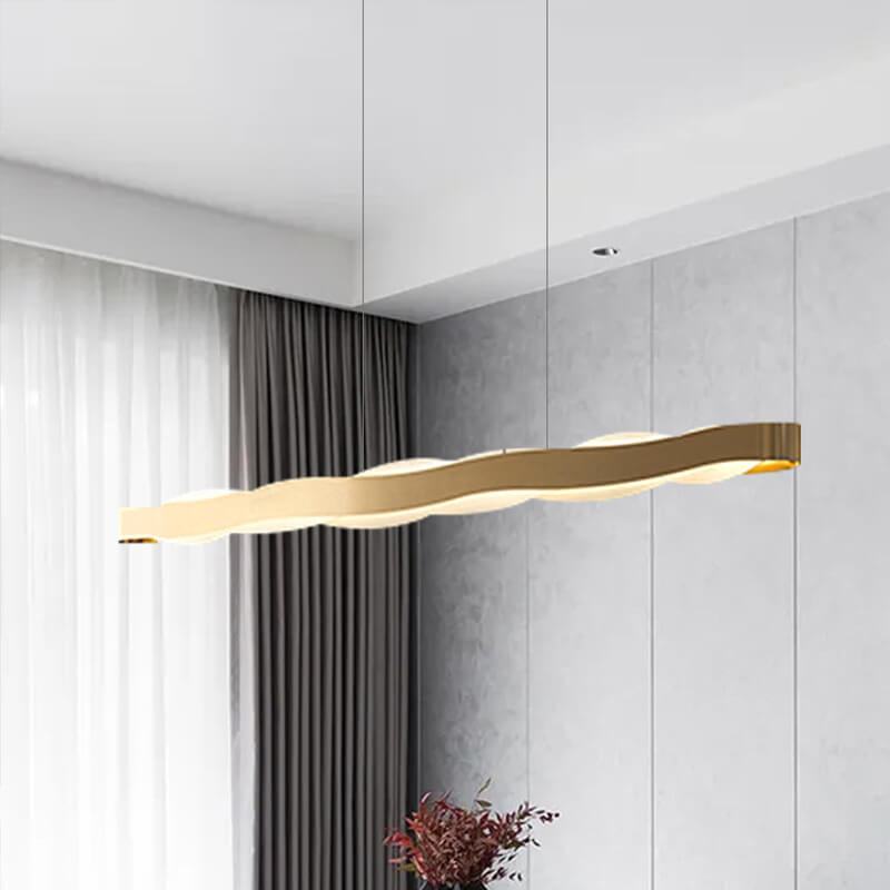 Sleek Stainless Steel LED Chandelier with Acrylic for Modern Spaces