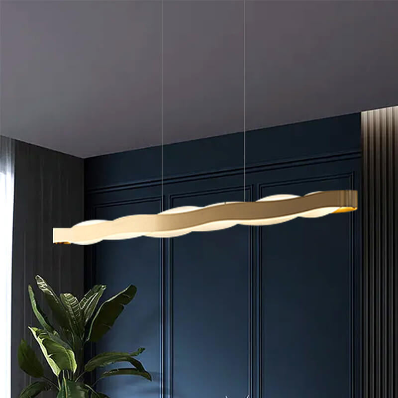 Sleek Stainless Steel LED Chandelier with Acrylic for Modern Spaces