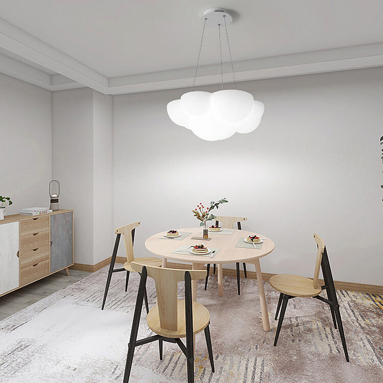 Modern White Minimalist Cat Claw LED Flush Mount Light for Kids Room