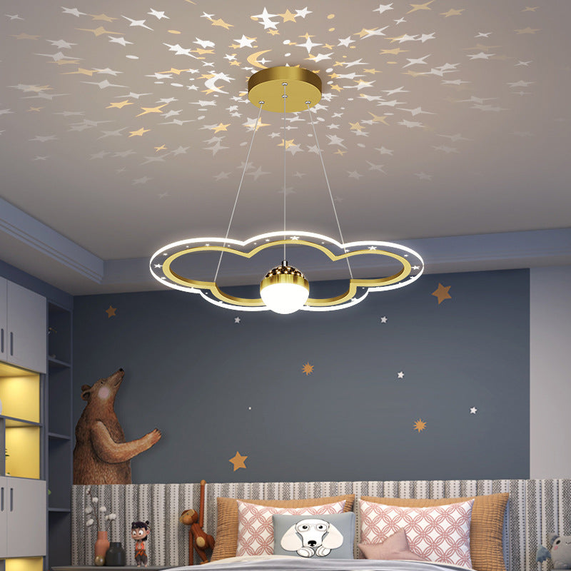 Modern Acrylic Starry Clouds LED Chandelier for Living Room Ceiling