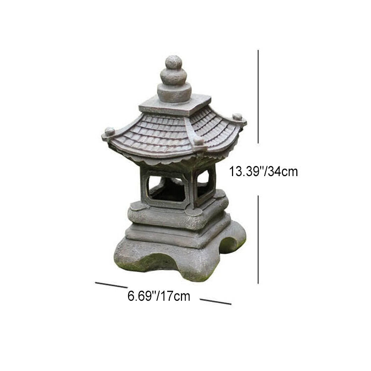 Japanese Zen Waterproof Stone Pagoda LED Garden Accent Light