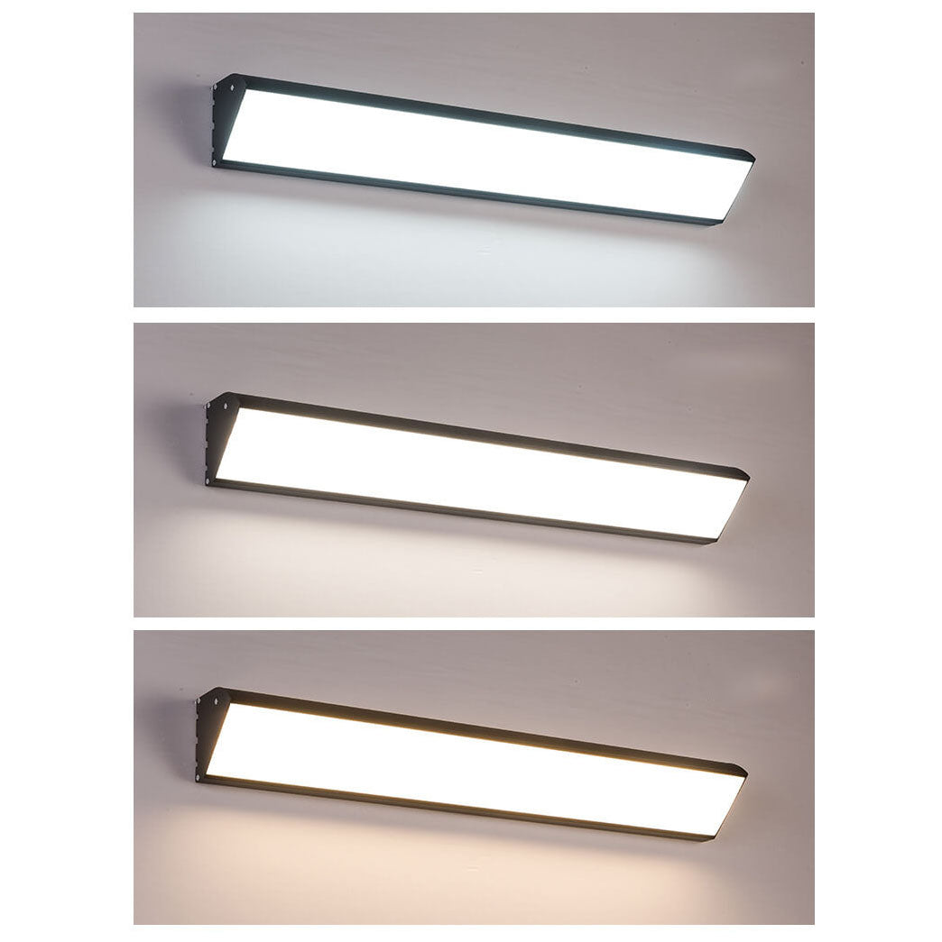 Sleek Black Aluminum LED Wall Sconce Lamp for Indoor Outdoor Use