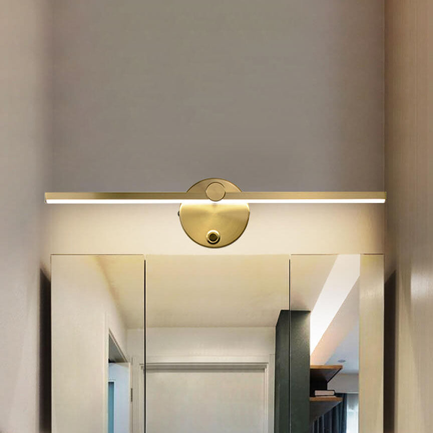 Nordic Minimalist Aluminum LED Wall Sconce Lamp for Bathroom Vanity