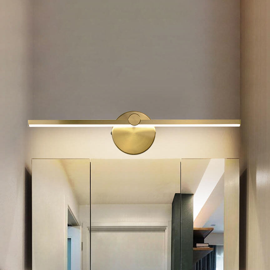 Nordic Minimalist Aluminum LED Wall Sconce Lamp for Bathroom Vanity