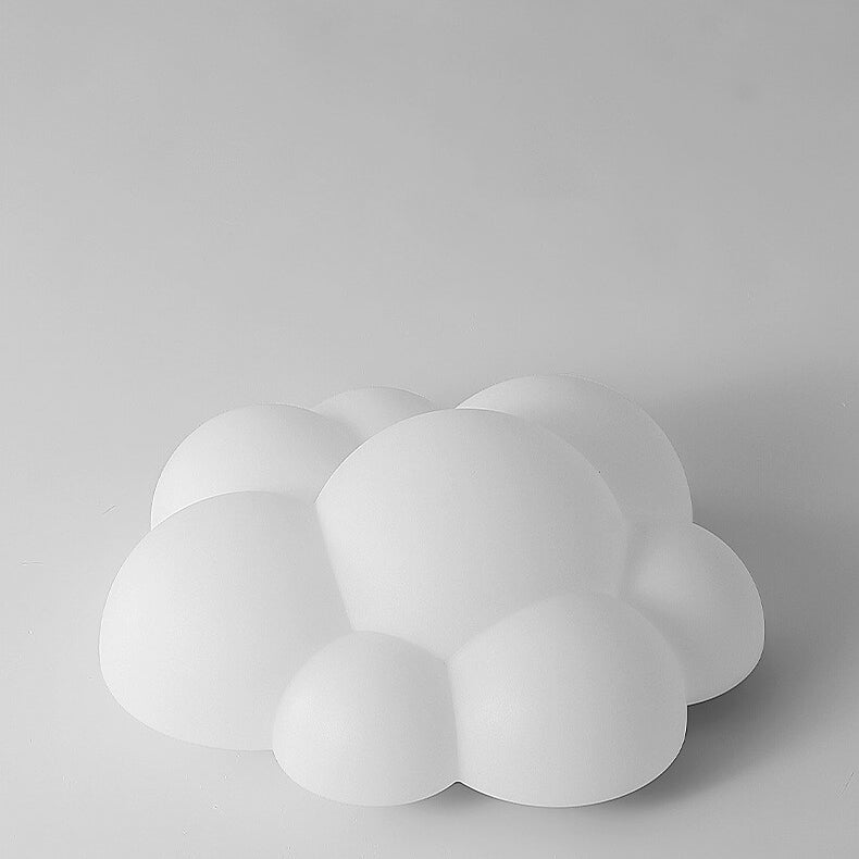 Modern White Minimalist Cat Claw LED Flush Mount Light for Kids Room