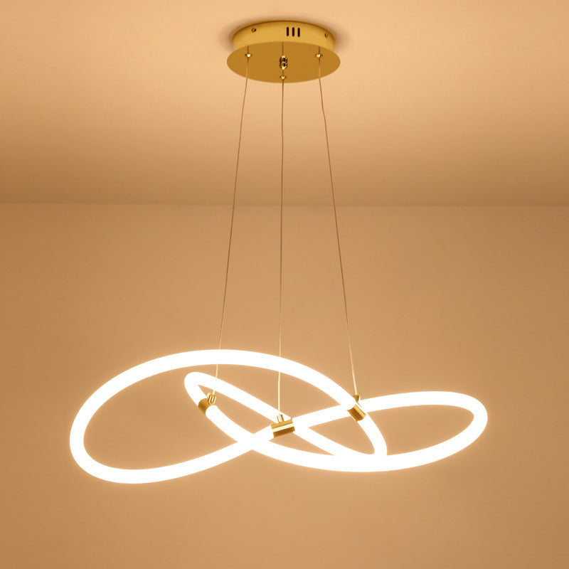 Nordic Style Acrylic LED Chandelier Pendant Light for Kitchen Island