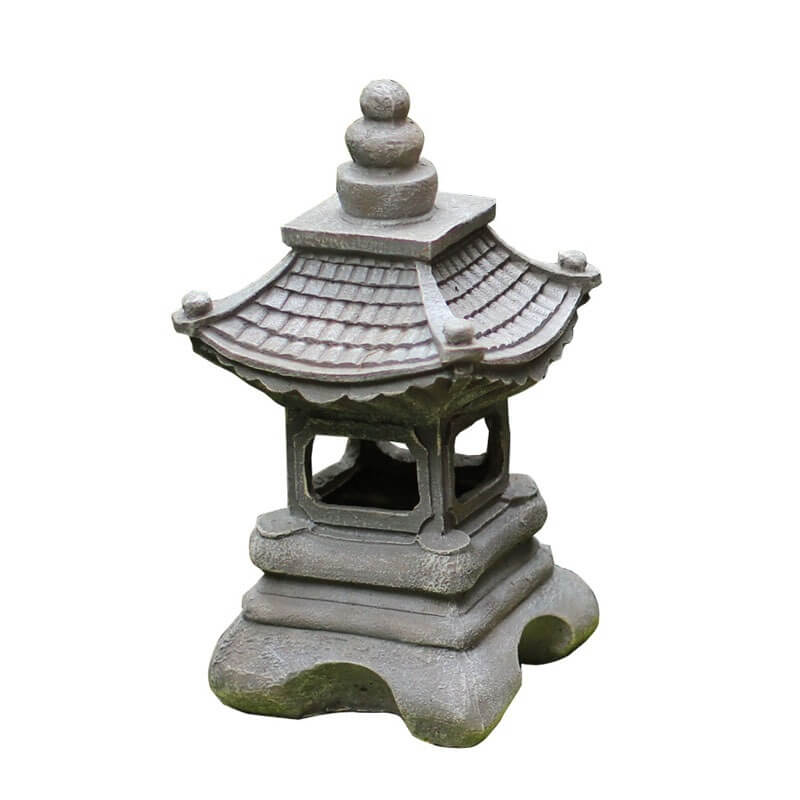 Japanese Zen Waterproof Stone Pagoda LED Garden Accent Light