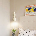 Elegant Cream Iron Gourd Chandelier Skewers for Dining Room Lighting