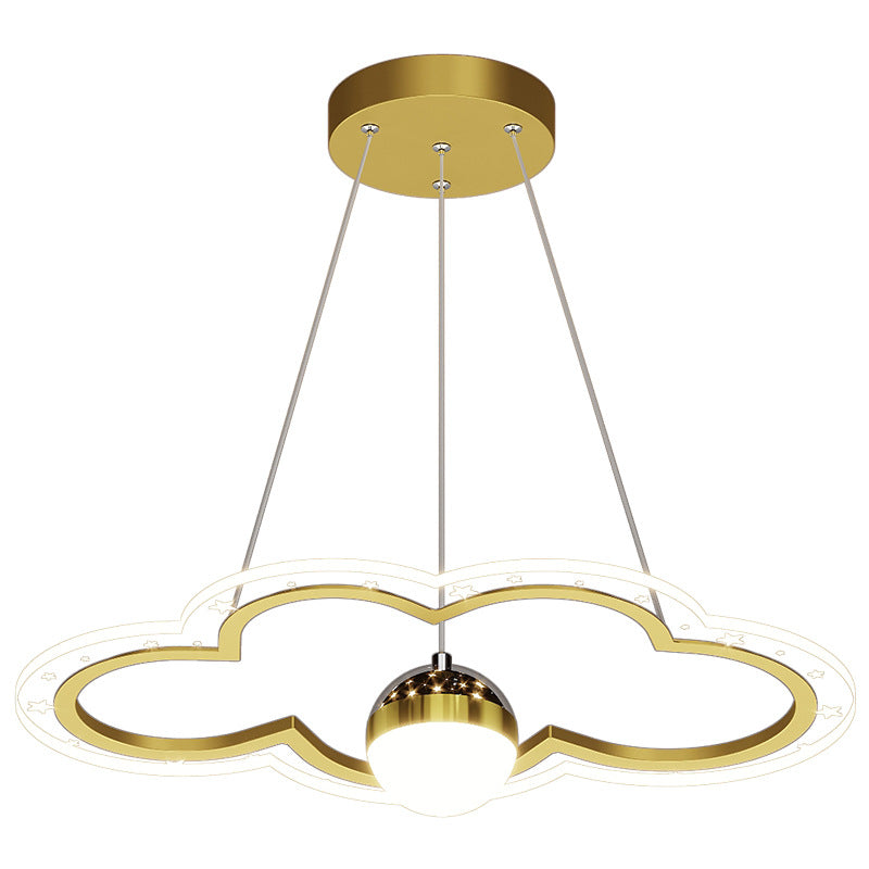 Modern Acrylic Starry Clouds LED Chandelier for Living Room Ceiling