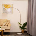 Contemporary Acrylic Globe Shade Fishing Rod Floor Lamp for Living Room