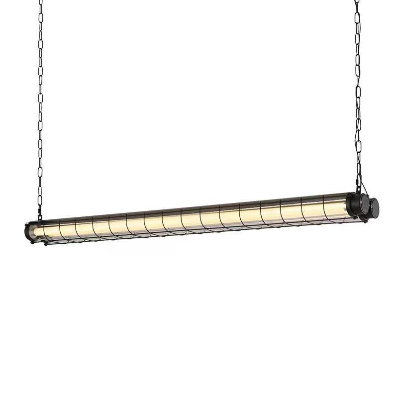Modern Industrial Acrylic 1/2 Light Chandelier for Dining Room