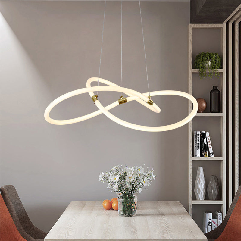 Nordic Style Acrylic LED Chandelier Pendant Light for Kitchen Island