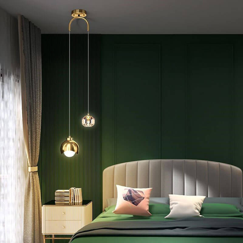 Elegant Brass and Iron LED Island Chandelier for Modern Dining Spaces