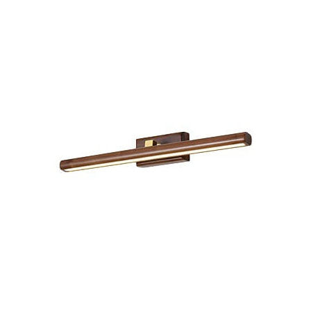 Nordic Beechwood Copper LED Vanity Wall Sconce for Bathroom & Living Room