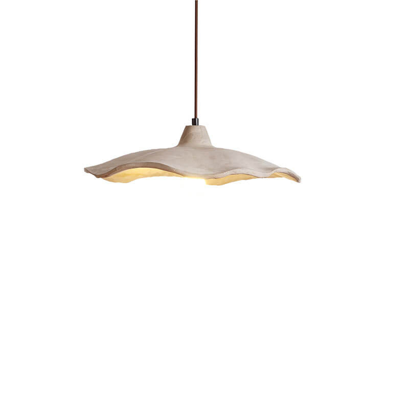 Japanese Vintage Cement Flower Shape Chandelier for Kitchen Island