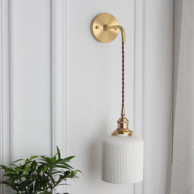 Retro Minimalist Brass and Lucite Oval Wall Sconce for Elegant Spaces