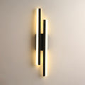 Sleek Black Iron Acrylic LED Wall Sconce Lamp for Contemporary Spaces