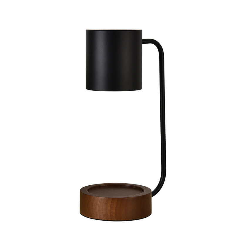 Japanese Minimalist Wood Table Lamp with Dimming Feature for Modern Decor