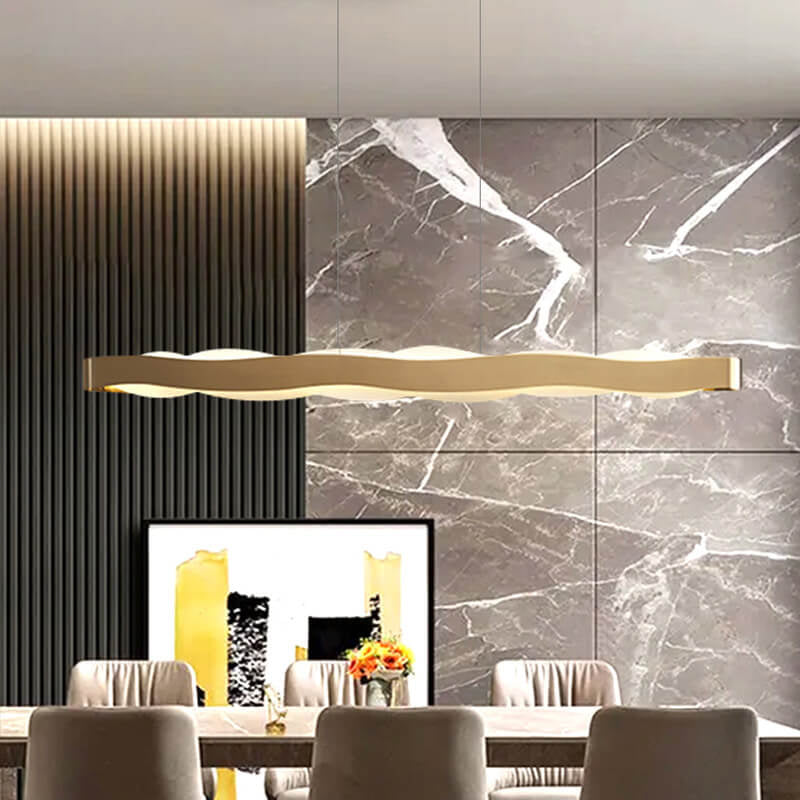 Sleek Stainless Steel LED Chandelier with Acrylic for Modern Spaces