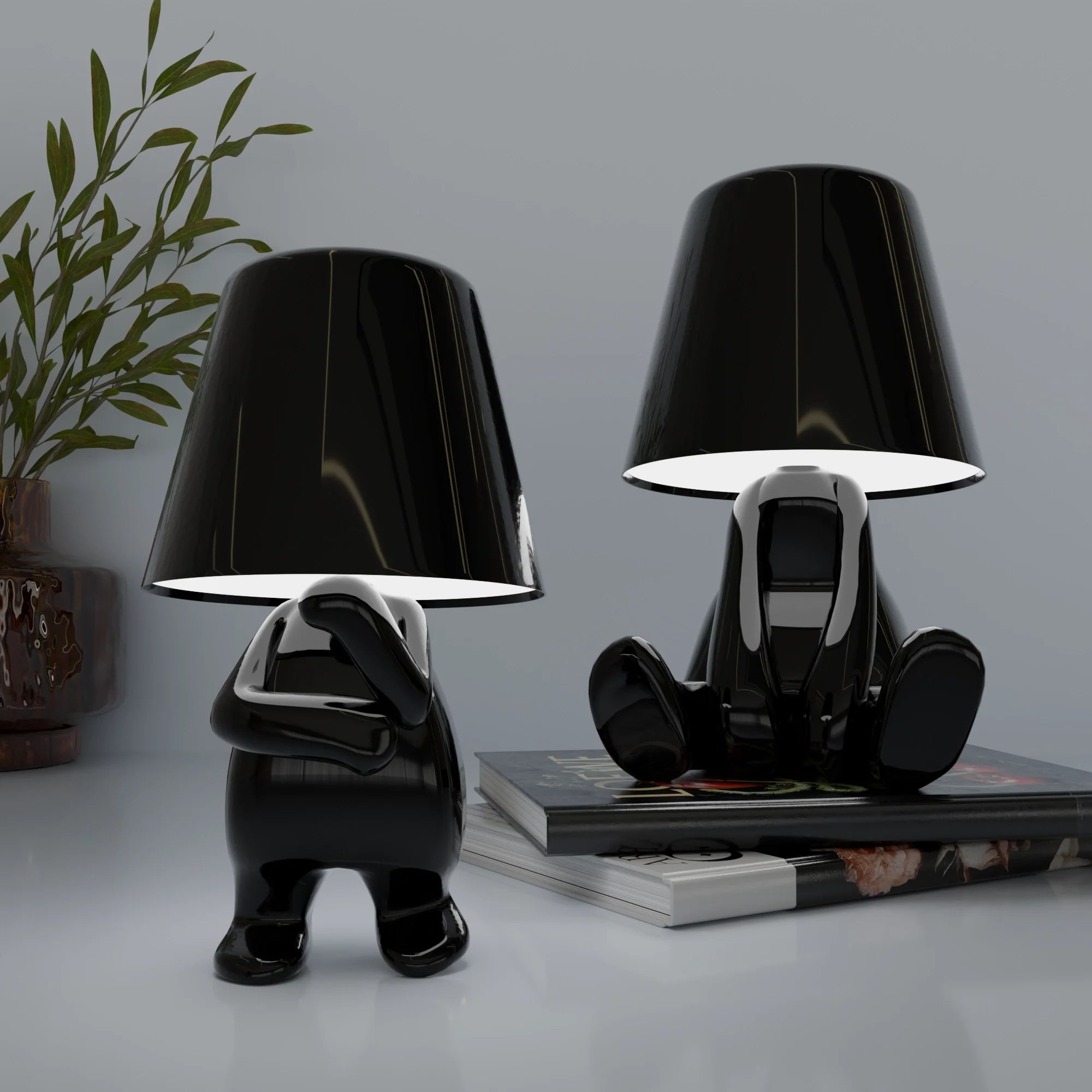 Elegant Black Metal Table Lamp Collection for Modern Living Spaces