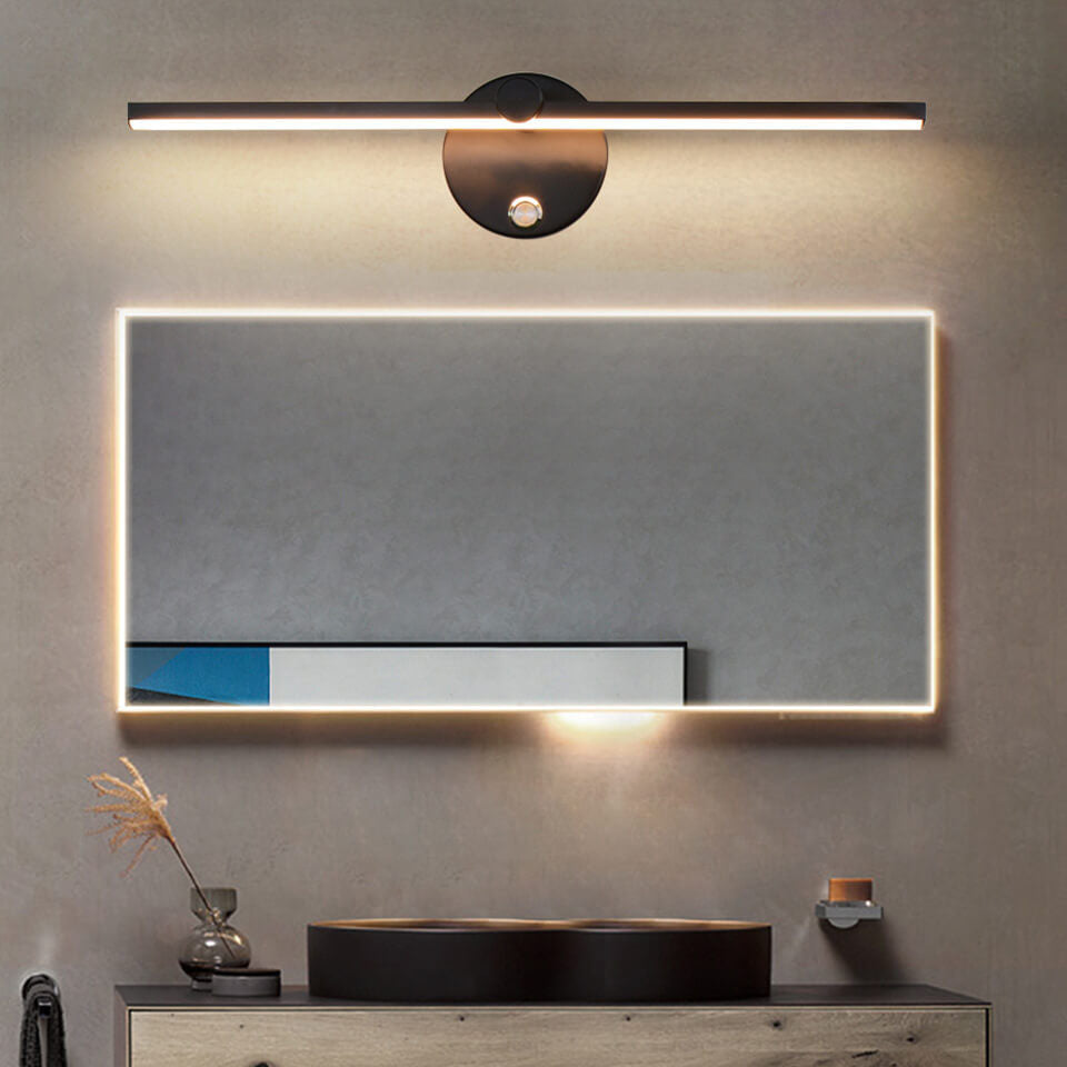 Nordic Minimalist Aluminum LED Wall Sconce Lamp for Bathroom Vanity