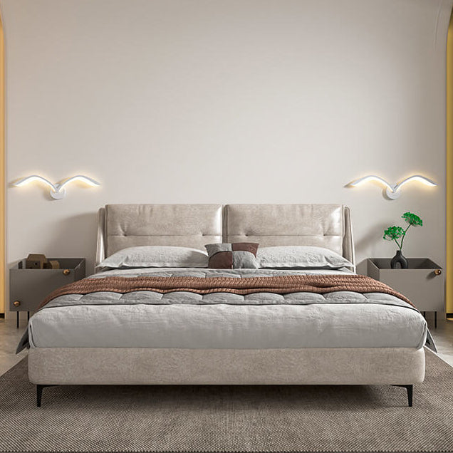 Nordic Minimalist White Acrylic LED Wall Sconce for Living Room Decor