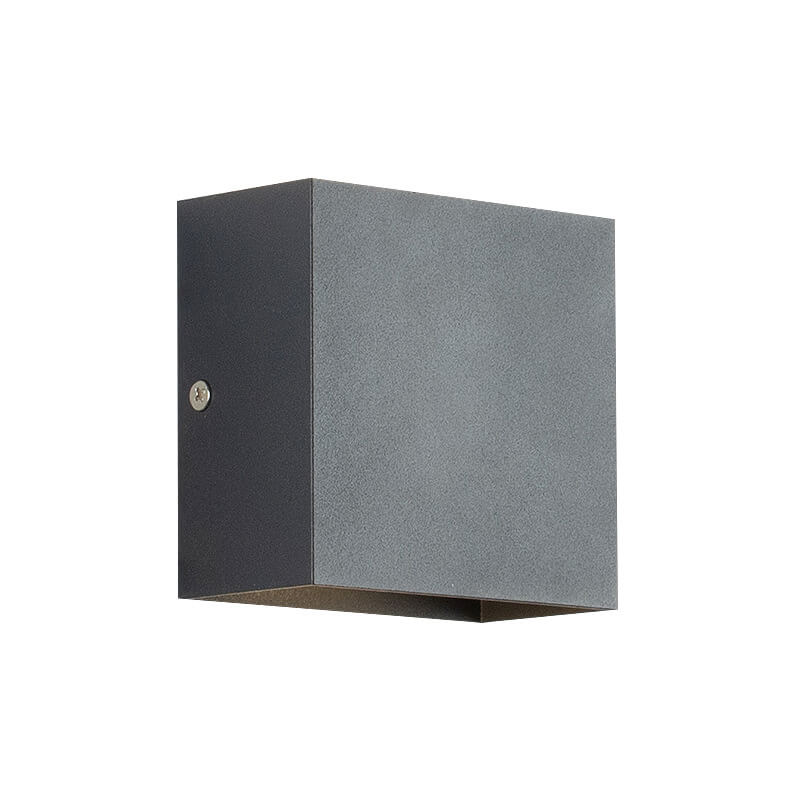 Sleek White Aluminum Square LED Wall Sconce for Contemporary Spaces