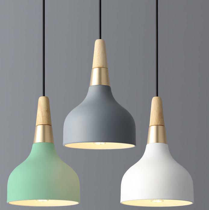 Contemporary Macaron Disc 1-Light Pendant Lamp for Kitchen & Dining Room