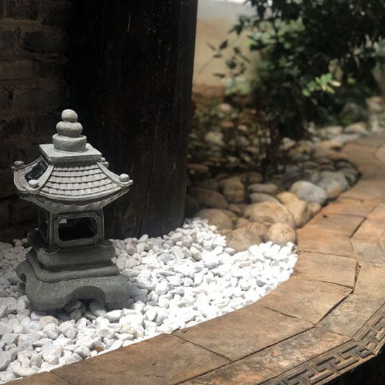 Japanese Zen Waterproof Stone Pagoda LED Garden Accent Light