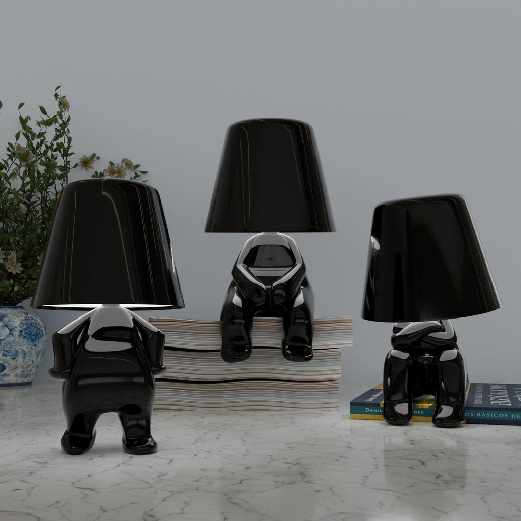 Elegant Black Metal Table Lamp Collection for Modern Living Spaces
