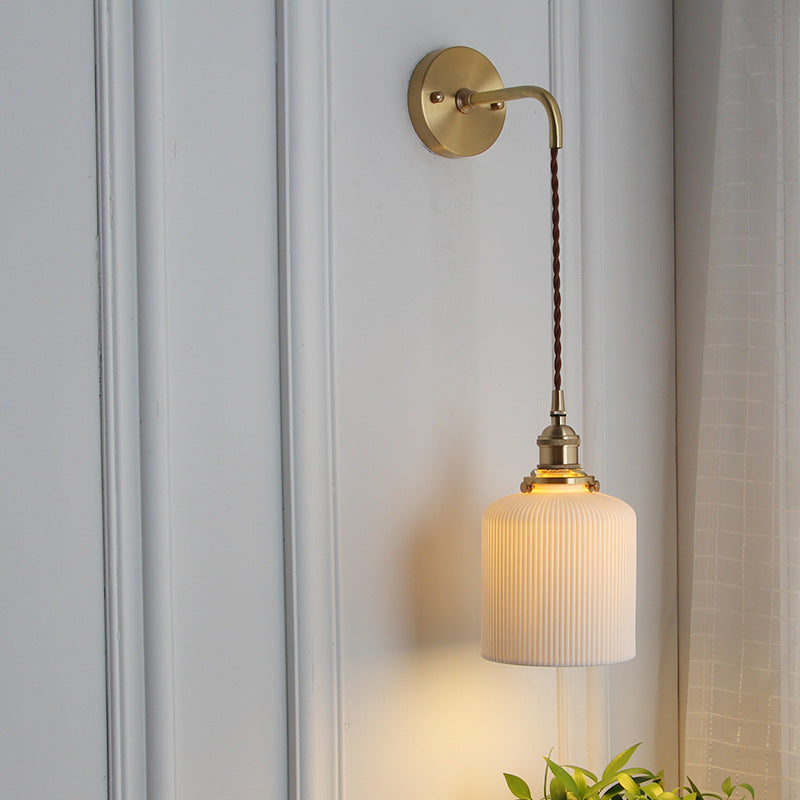 Retro Minimalist Brass and Lucite Oval Wall Sconce for Elegant Spaces
