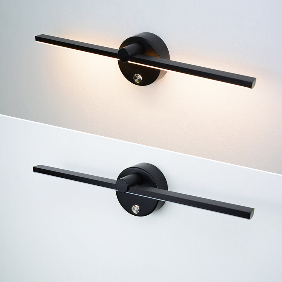 Nordic Minimalist Aluminum LED Wall Sconce Lamp for Bathroom Vanity