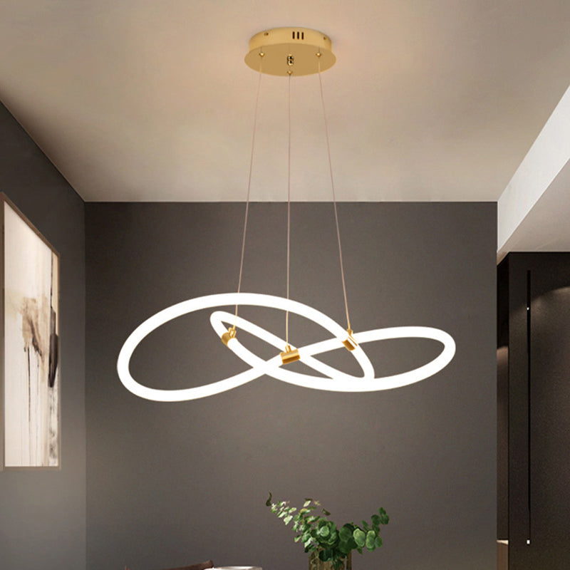 Nordic Style Acrylic LED Chandelier Pendant Light for Kitchen Island