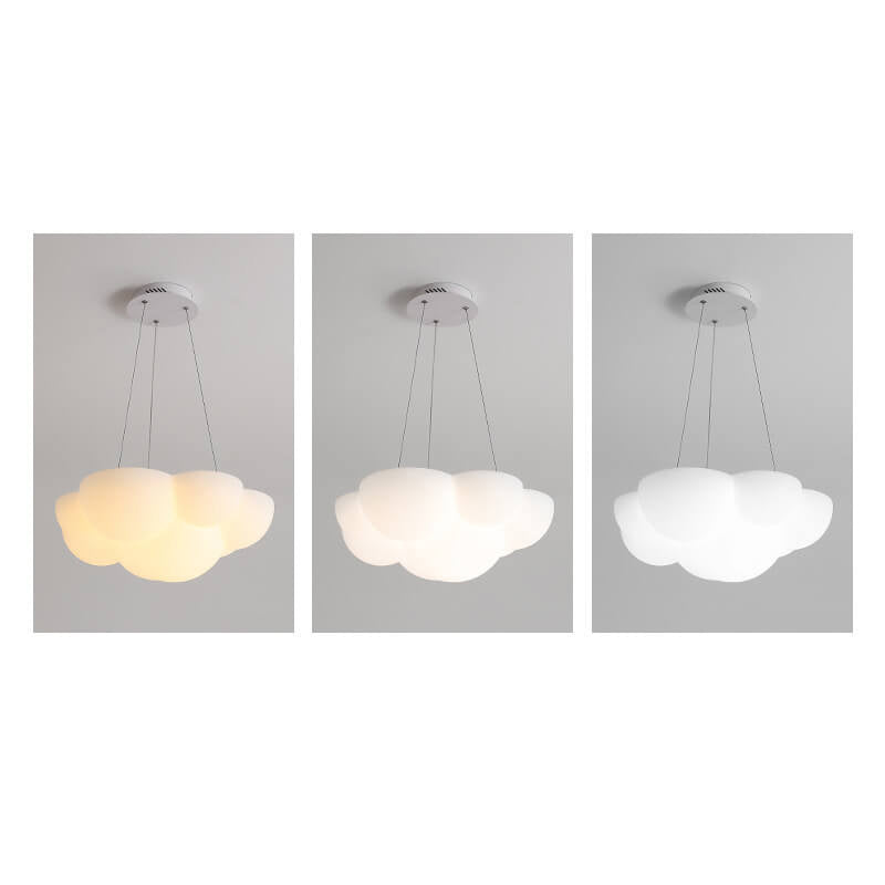 Modern White Minimalist Cat Claw LED Flush Mount Light for Kids Room